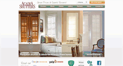 Desktop Screenshot of acadiashutters.com